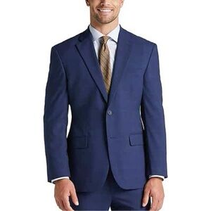 Pronto Uomo Modern Fit Suit Separates Jacket and Pants, Blue, 32 Waist